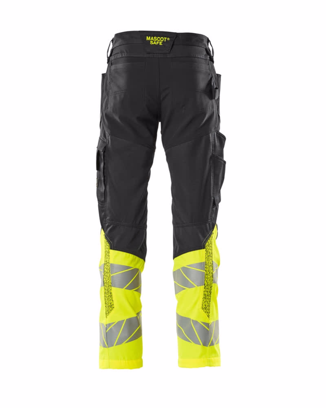 Arbejdsbuks 19679 Sort/Hi-vis gul, str. 76C49