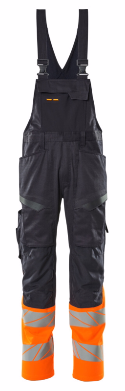 Overall Hi-vis 19669 mørk marine/orange, str. 82C62