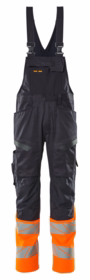 Mascot - Overall Hi-viz 19669 mørk marine/orange