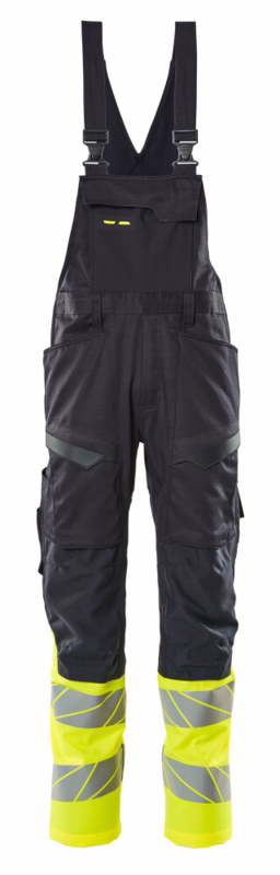Overall Hi-vis 19669 mørk marine/gul, str. 90C56