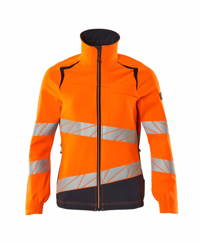 Arbejdsjakke Hi-vis Dame 19008 orange/mørk marine, str. 2XL