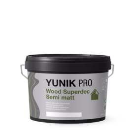 YUNIK PRO - Træbeskyttelse superdækkende semi mat, hvid, 2,5L