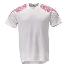 Mascot - T-shirt Food&Care 20082 Hvid/signalrød