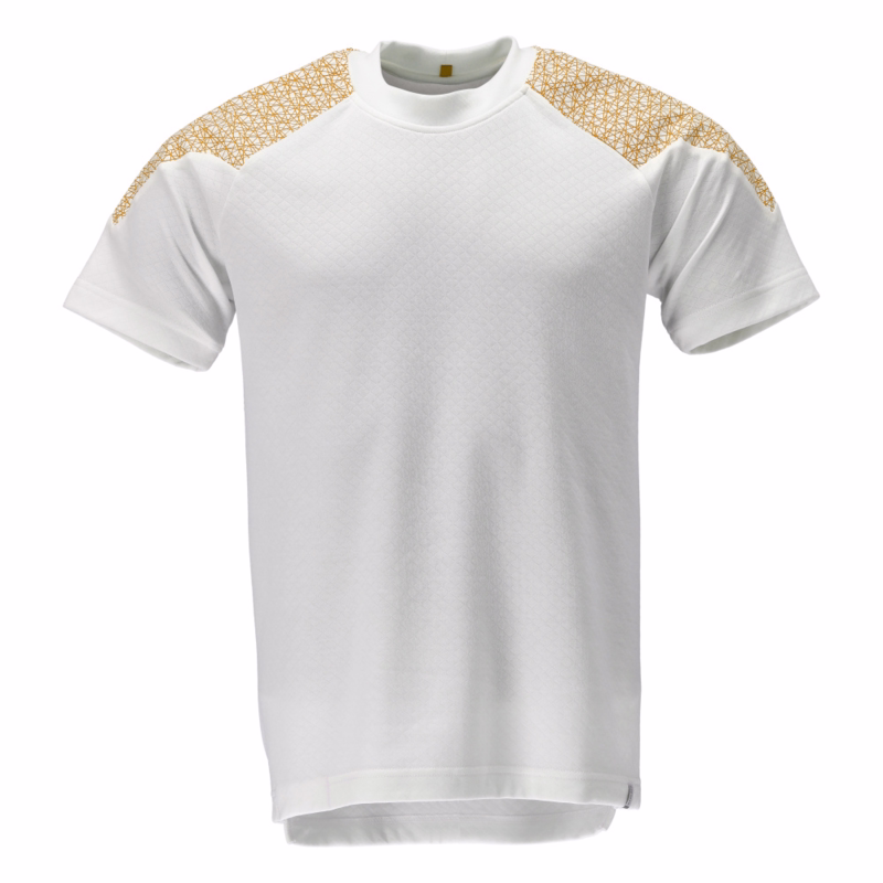 T-shirt Food&Care 20082 Hvid/karrygul, str. XS