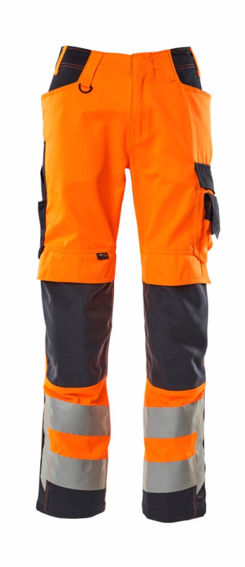 Arbejdsbuks Hi-vis 20879 orange/mørk marine, str. 82C52
