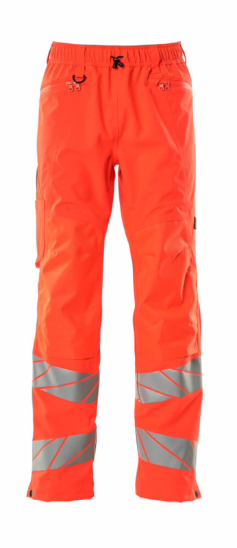 Overtræksbuks Hi-vis 19590 rød, str. 2XL