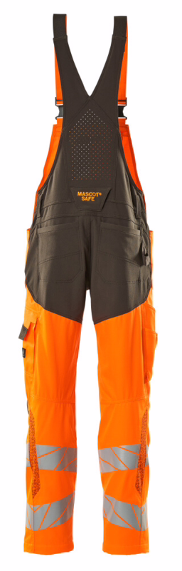 Overalls 19569 Hi-vis orange/mørk antracit, str. 76C48