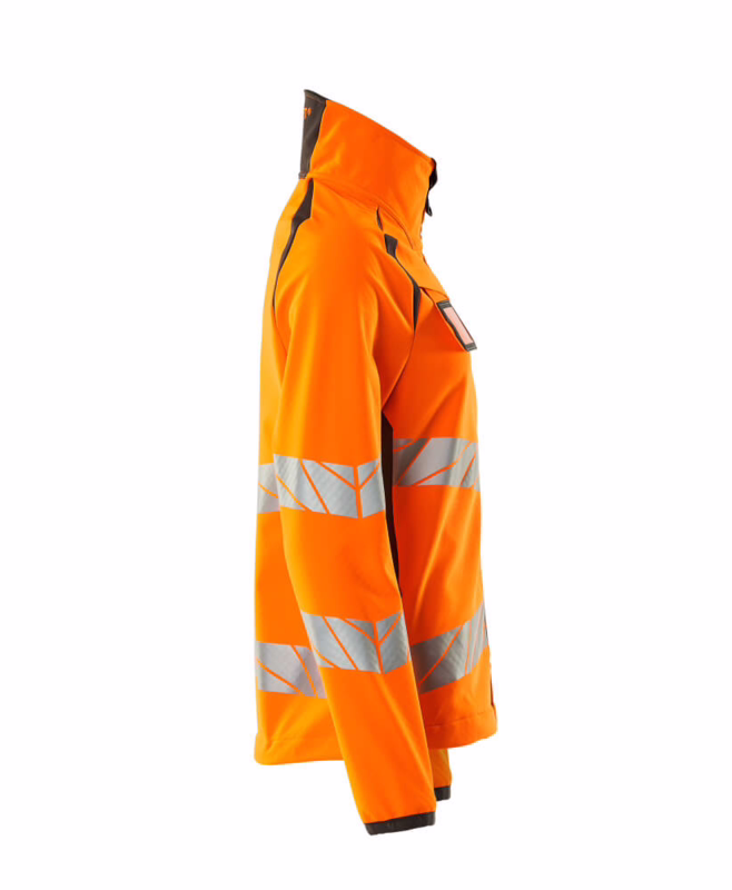 Softshell jakke Hi-vis Dame 19012 orang/mørk antracit str  S