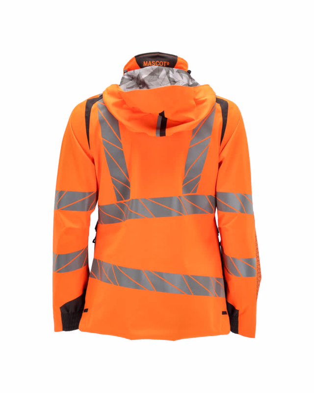 Skaljakke Hi-vis Dame 19011 orange/mørk antracit, str. M