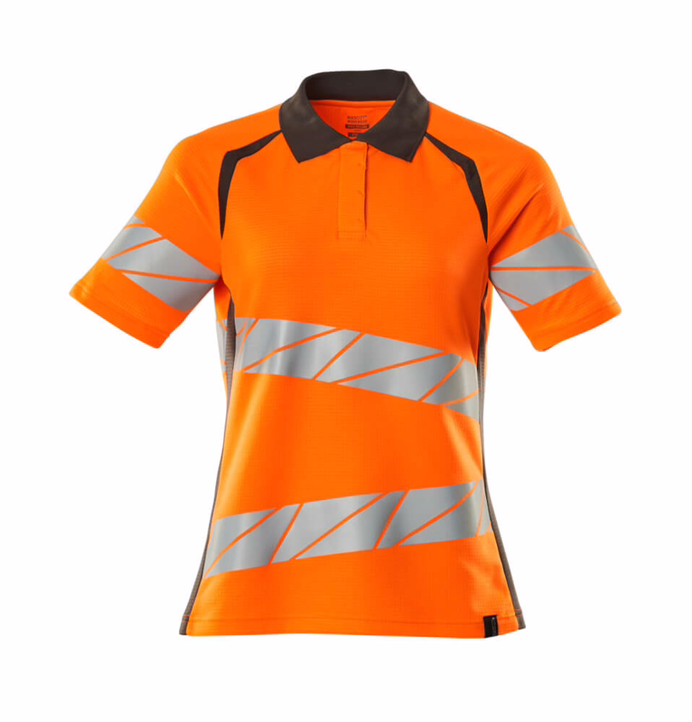Poloshirt Hi-vis Dame 19093 orange/mørk antracit, str. 2XL
