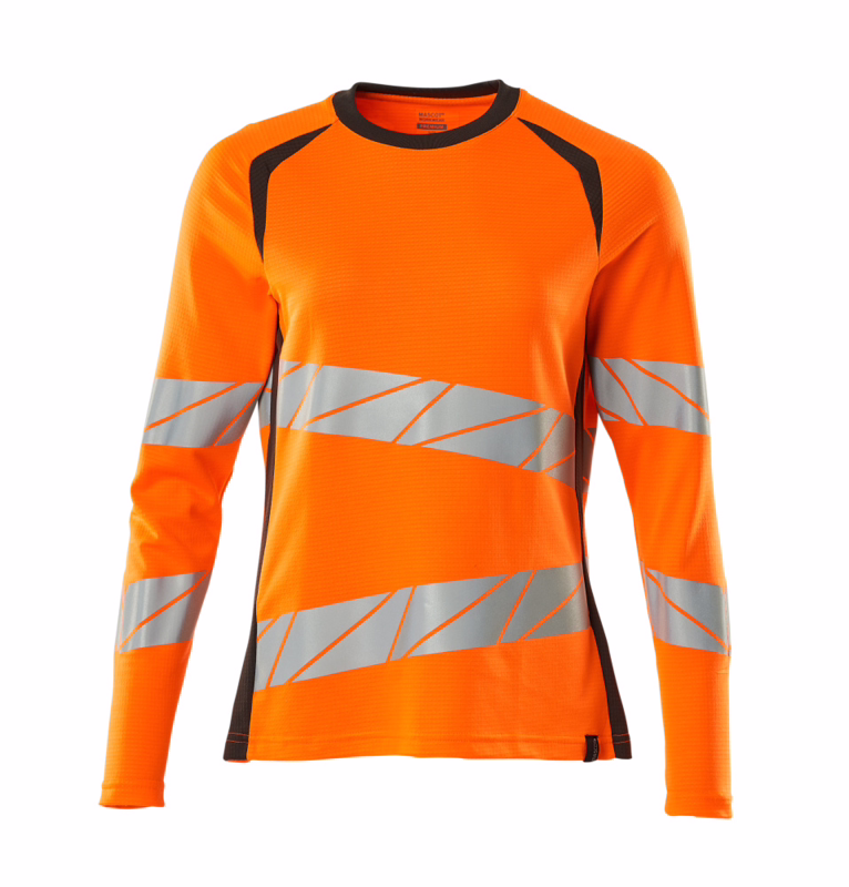 T-shirt Hi-vis Dame 19091 orange/mørk antracit, str. XS