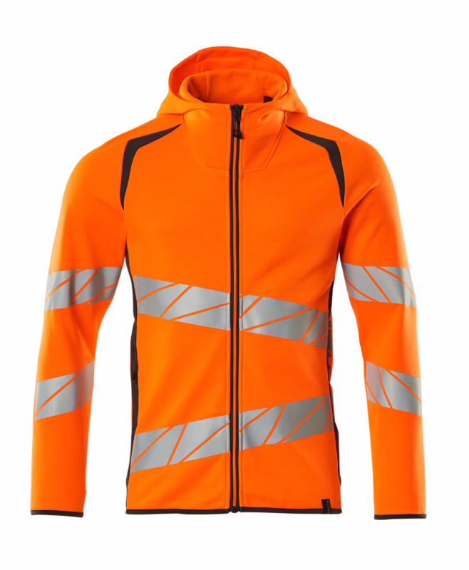 Hættetrøje 19284 Hi-vis orange/mørk antracit, str. 5XL