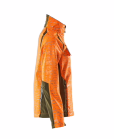 Mascot - Flour. Softshell Dame 19212 orange/mosgrøn