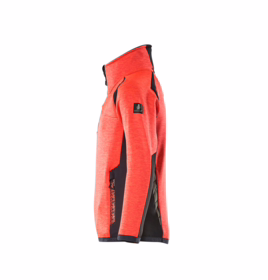 Mascot - Fleecetrøje Hi-vis børn 19903 rød/mørk marine