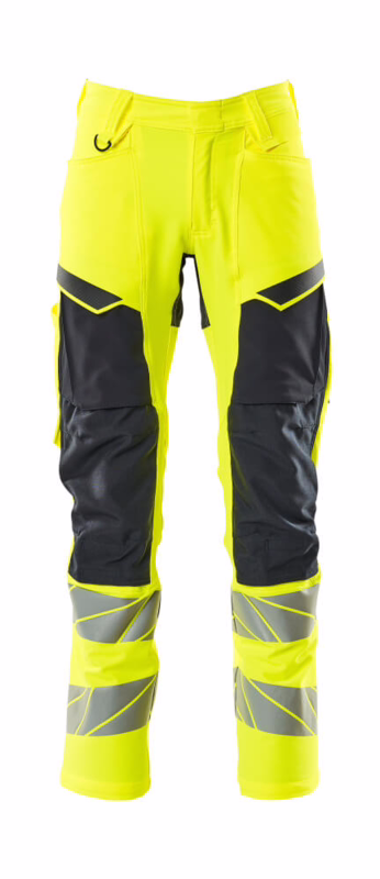 Arbejdsbuks Hi-vis 19479 gul/mørk marine, str. 76C52