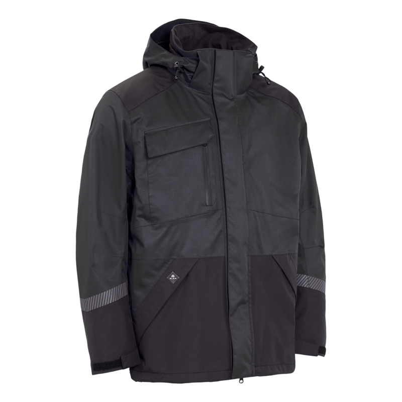 Regnjakke 186000 Sort, str. XS