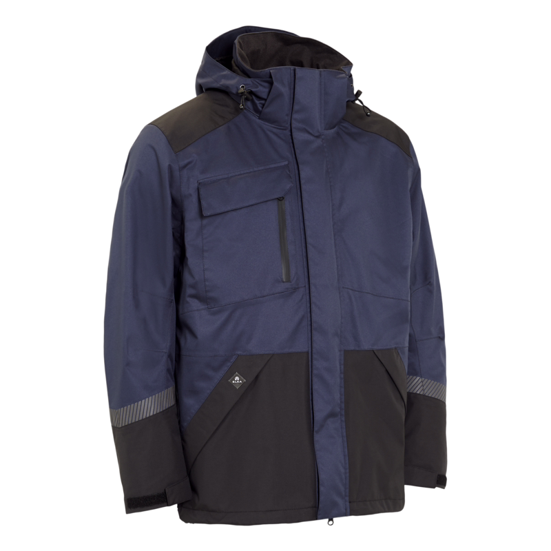 Regnjakke 186000 Navy/sort, str. S