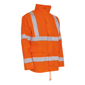Elka-Rainwear - Regnjakke PU 026300R Hi-vis Orange str. XS