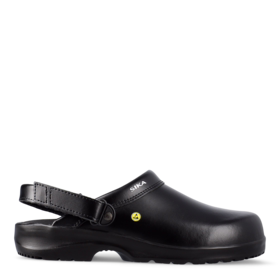 Sika footwear - Træsko m/hælrem 19467 Sort