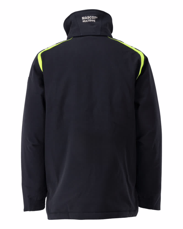Vinterjakke 21535 Mørk marine/Hi-vis gul, str. M