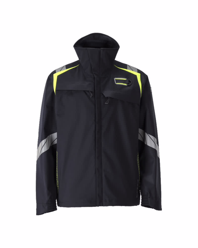 Softshell jakke 21202 Mørk marine/Hi-vis gul, str. XL