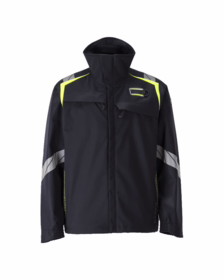 Mascot - Softshell jakke 21202 Mørk marine/Hi-vis gul
