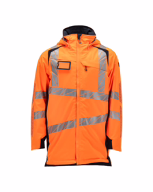Mascot - Parka jakke Hi-viz 19030 orange/mørk marine