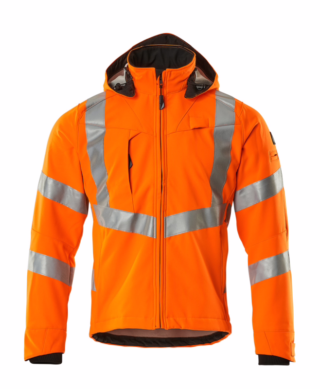 Softshell jakke Hi-vis 20502 orange, str. 2XL
