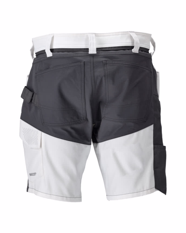Serviceshorts 25149 Hvid/Stengrå, str. C48