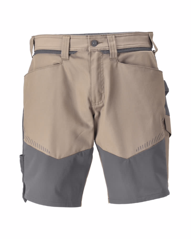 Serviceshorts 25149 Mørk sand/Stengrå, str. C56