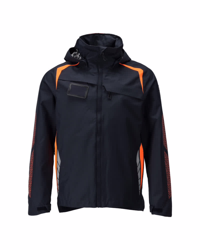 Skaljakke 23001 Mørk marine/Hi-vis orange, str. 2XL