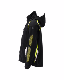 Mascot - Softshell jakke 23002 Sort/Hi-vis gul