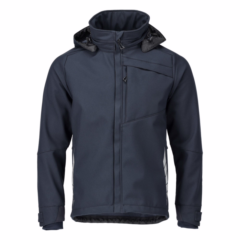 Softshell jakke 23102 Mørk marine, str. 3XL