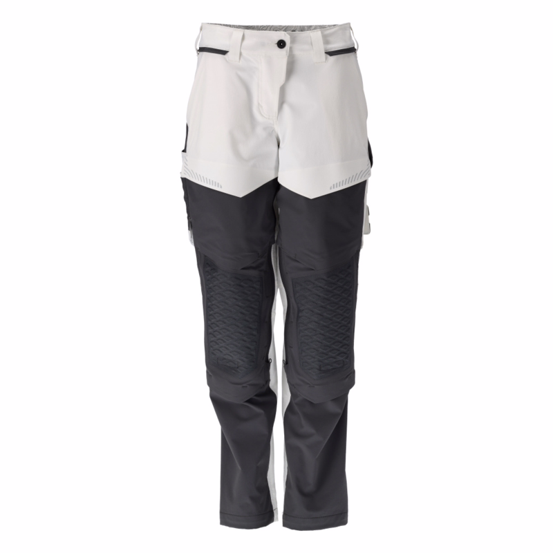 Malerbuks Dame 22078 Hvid/stengrå, str. 82C54