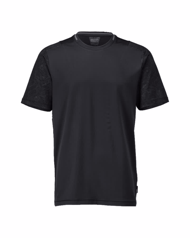 T-shirt 22482 Sort, str. L