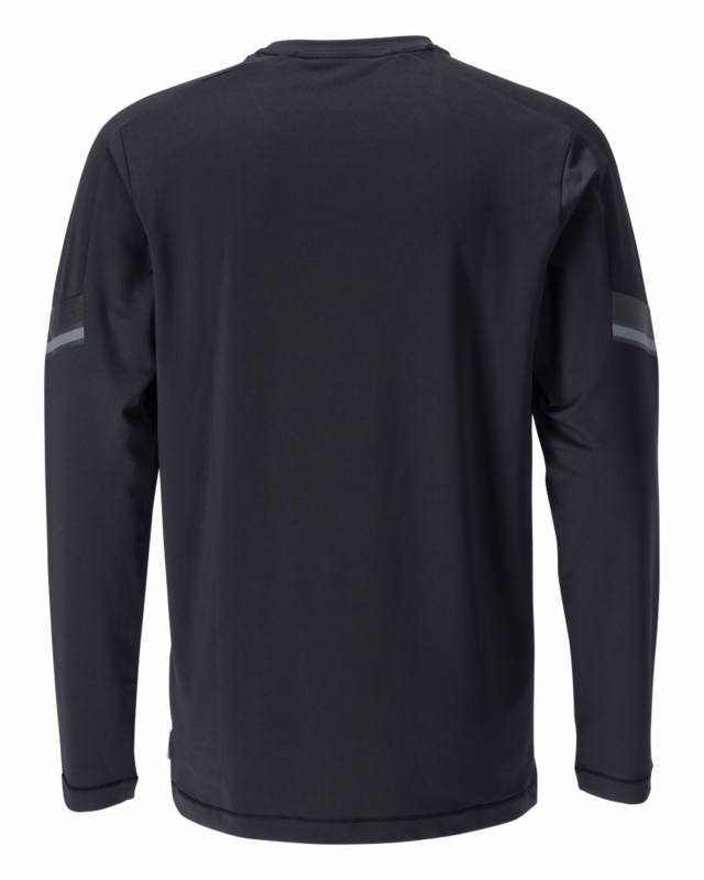 T-shirt L/Æ 22281 Sort, str. XS