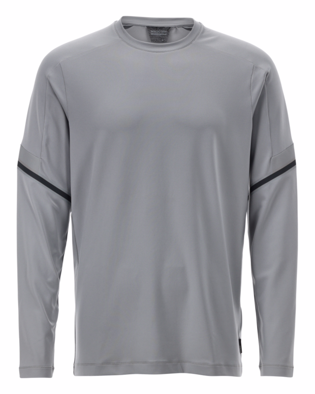 T-shirt L/Æ 22281 Sølvgrå, str. S