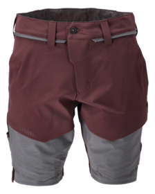 Mascot - Arbejdsshorts 22149 Bordeaux/stengrå
