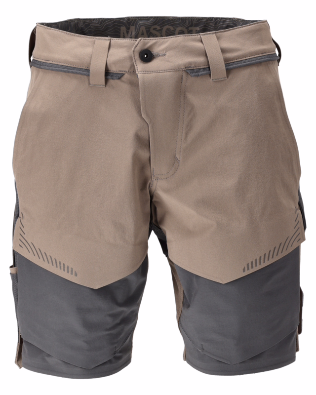 Arbejdsshorts 22149 Mørk sand/stengrå, str. 24C48