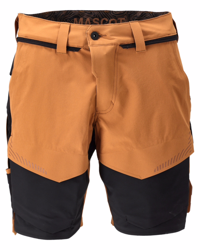 Arbejdsshorts 22149 Nøddebrun/sort, str. 29C46