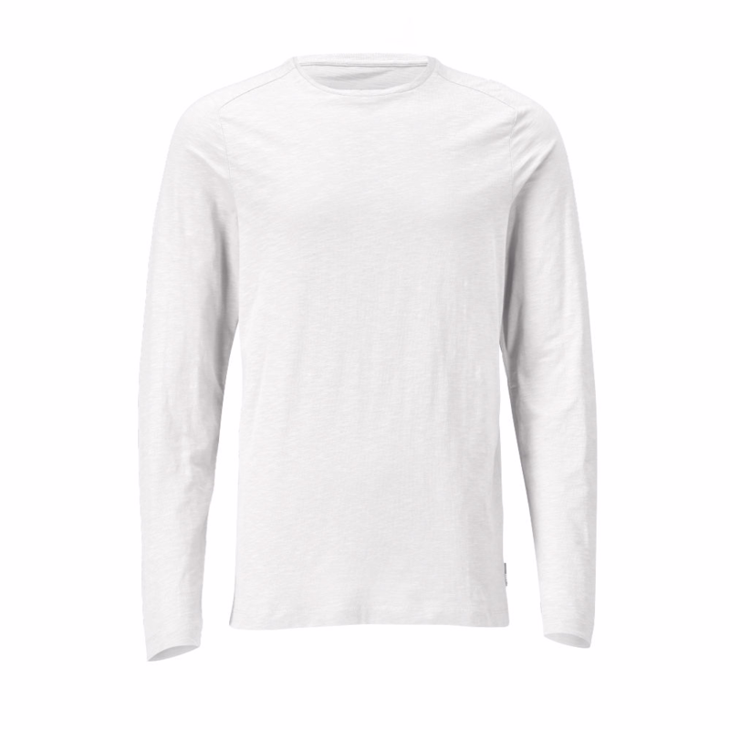 T-shirt L/Æ 22581 Hvid, str. L