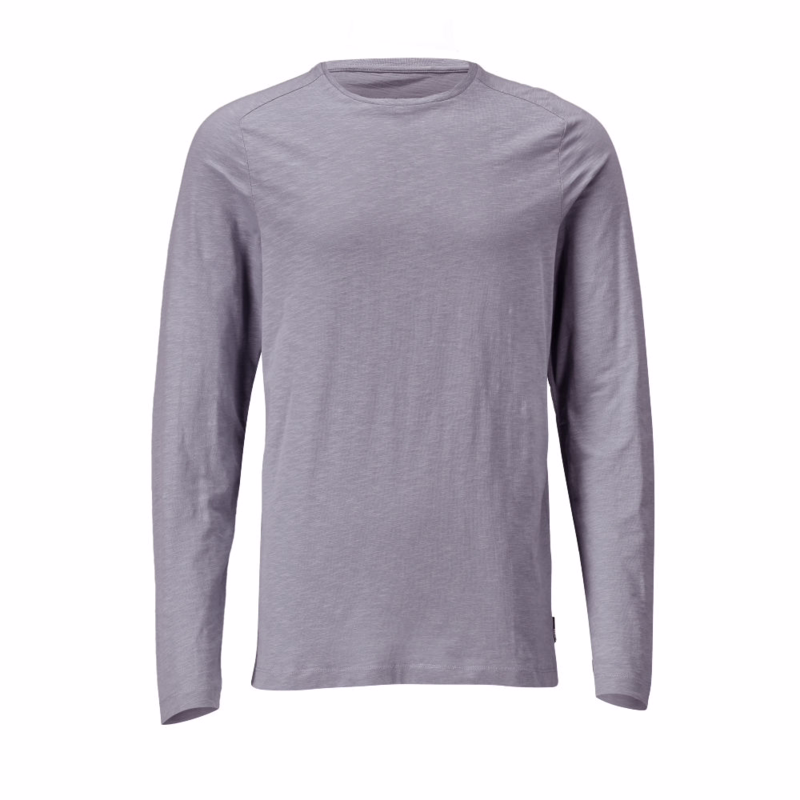 T-shirt L/Æ 22581 Lys stenblå, str. L