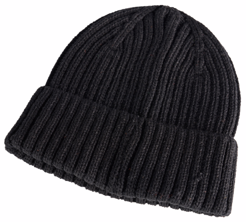 Hue strik 23050 Sort, onesize