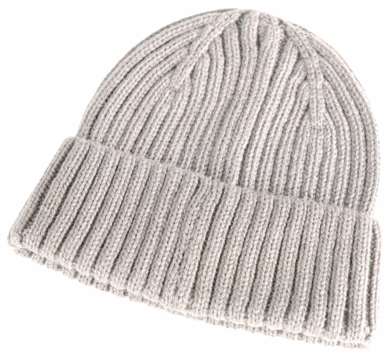 Hue strik 23050 Søvlgrå, onesize