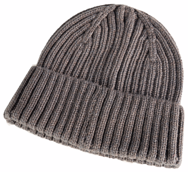 Hue strik 23050 Stengrå, onesize