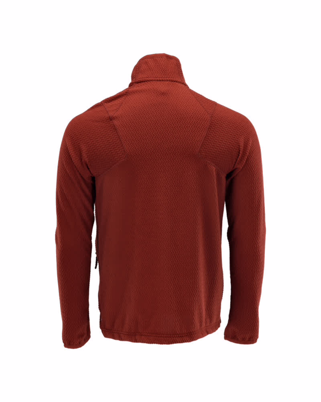 Microfleece trøje 22803 Efterårsrød, str. M