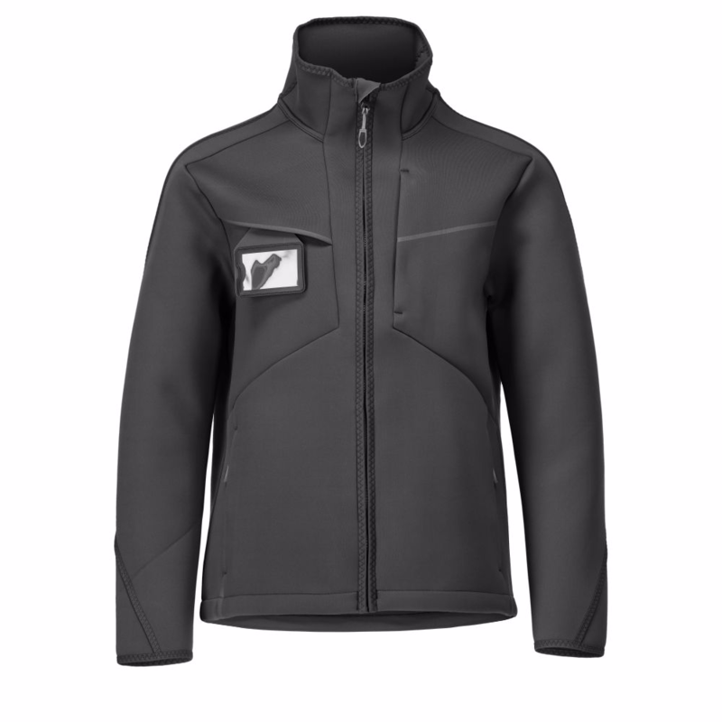 Softshell jakke 22085 Sort, str. 2XL