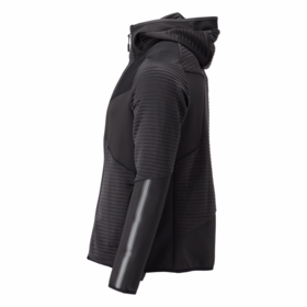 Mascot - Fleece hættetrøje 22603 m/lynlås Sort