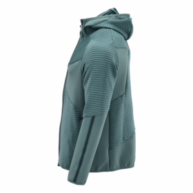 Mascot - Fleece hættetrøje 22603 m/lynlås Lys skovgrøn