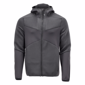 Mascot - Fleece hættetrøje 22603 m/lynlås Stengrå